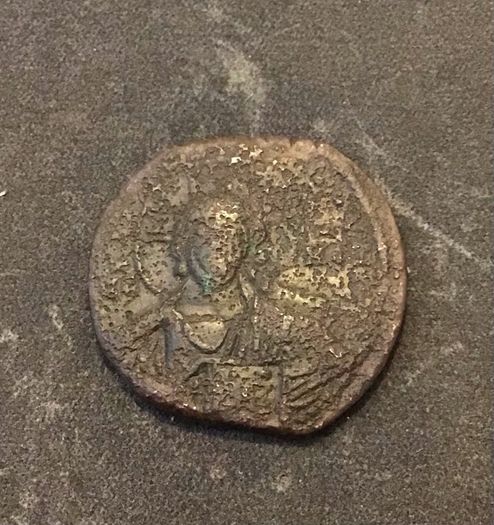 Byzantine Empire Emperor Basil II and Constantine VIII 1003  - 1025 AD Class 2 Follis
