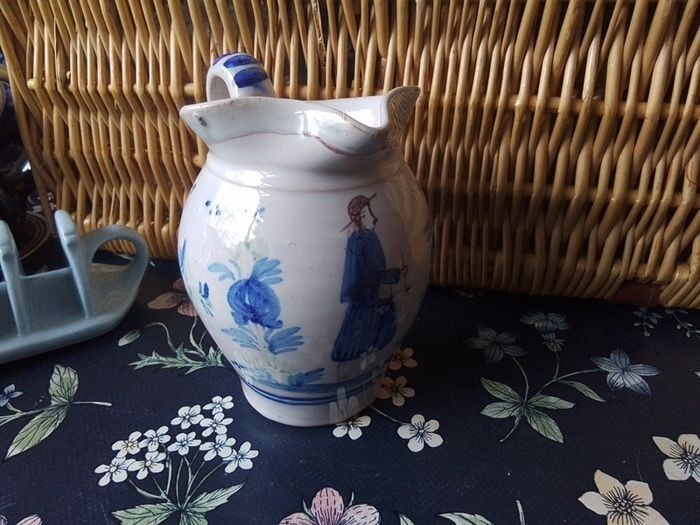 Folk Art Pottery Jug