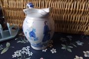 Folk Art Pottery Jug