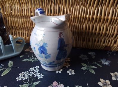 Folk Art Pottery Jug