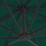 Cantilever Umbrella with Aluminium Pole Green 300x300 cm Image 2