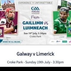 Wanted two tickets for all Ireland hurling final this coming Sunday between Limerick and Galway
