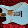 "PRICE DROP in description " Fender Custom Shop 57' Strat Heavy Relic Daphne Blue Image 2