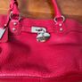 Ladies Red Leather Bag by Jasper Conran Image 5
