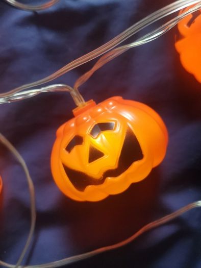 Halloween pumpkin lights