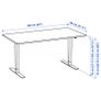IKEA SKARSTA Height Adjustable Desk Image 6