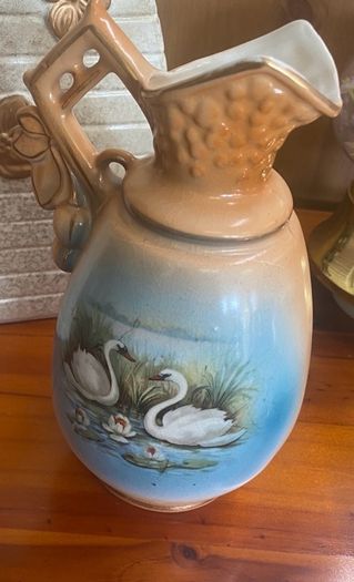 Vintage Royal Bruxonia (Austria) swan pitcher