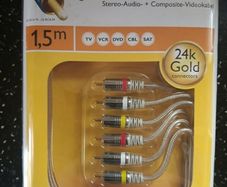 TV Cables Scart to Scart 1.5m cable