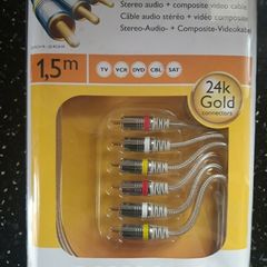 TV Cables Scart to Scart 1.5m cable