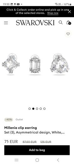 Swarovski earrings