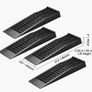 Car Ramps 4 PCS 9072 kg GVW Capacity 65 mm Lift Height, Portable Low Profile Car Service Ramps for Home Garage Maintenance & Oil Changes, Heavy Duty for Low Chassis Vehicle & Support Jack Image 7