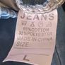 Elastic Waist Ankle Jeans with cuff. Image 7