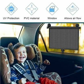 Retractable Shading Curtain Car Auto Side Window Roll Curtain Household Living Rooms Sun Shading Rolling Blinds Windshield Cover