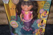 Nickelodeon Dora the Explorer Sparkle &amp; Twirl Mermaid Dora doll 2007 (Working)