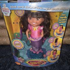 Nickelodeon Dora the Explorer Sparkle & Twirl Mermaid Dora doll 2007 (Working)