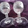 Antique Pair - c.1910 - Port or Sherry Glasses Image 5