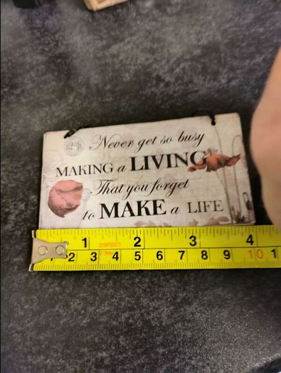 small wall sign