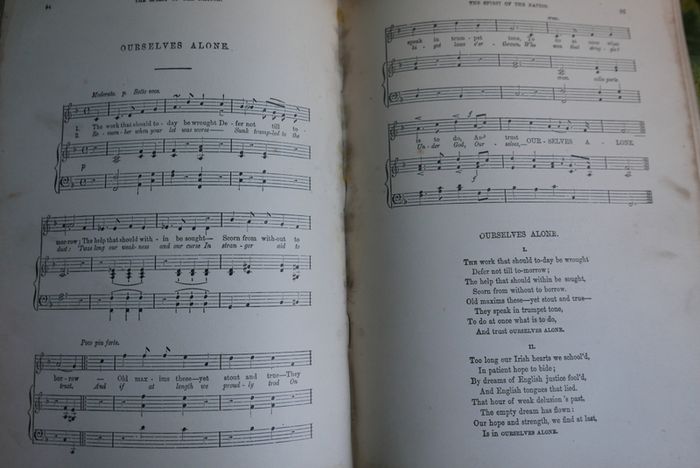 BALLADS and SONGS , The Spirit of the Nation, (Dublin, 1892)