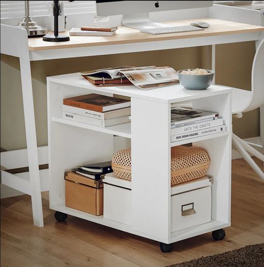Side Table With Wheels