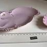 Genuine Pink Bohemian/Czech Porcelain with 14K Gold Image 5