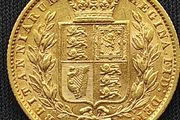 Gold coin Sovereign 1877