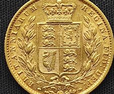 Gold coin Sovereign 1877