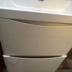 standing cabinet with sink and tap
