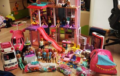 Barbie massive set