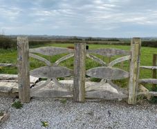Large Cedar Wood Gates