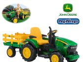 New Peg Perego John Deere Tractor Ride On Toy 12v Battery Electric Kids Children