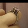 antique silver amethyst ring Image 3