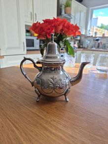 Vintage Silver Moroccan Tea Pot