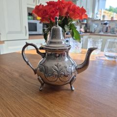 Vintage Silver Moroccan Tea Pot