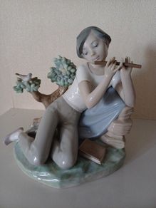 Vintage Lladro Boy with Flute