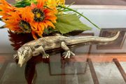 Peerage Brass Lizard Post War 1950s 25 cm