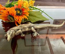 Peerage Brass Lizard Post War 1950s 25 cm