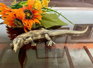 Peerage Brass Lizard Post War 1950s 25 cm