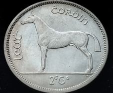 #719 - Ireland - 1966 - Half Crown - EF - KM.16a