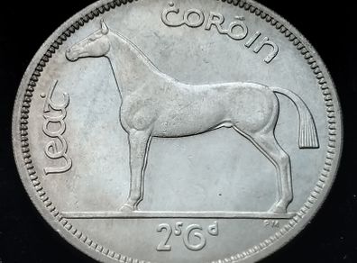 #719 - Ireland - 1966 - Half Crown - EF - KM.16a