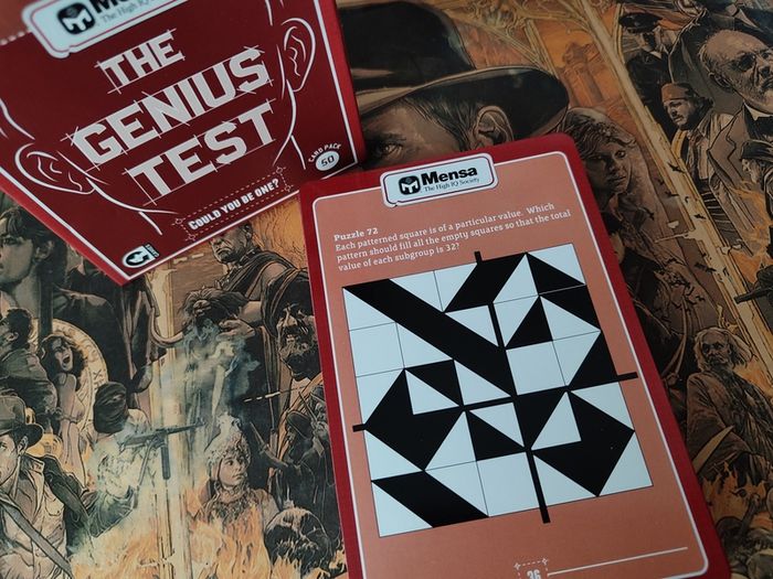 The Genius Test ! MENSA - The High IQ Society ! 50 Cards Pack !