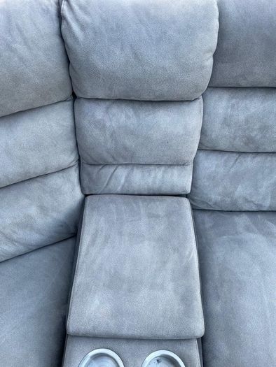 Grey Recliner corner sofa