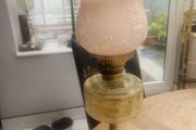 Victorian duplex oil lamp. working .
