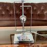 Stylish Italian Style Repro Chrome Space Age MCM Table Lamp Image 2