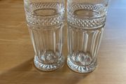 Vases (glass) x 2 (5.5 inches tall)