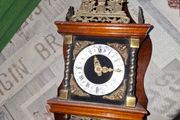 Working Vintage Atlas mechanical Wall Clock converted to battery, Postage Available or collection