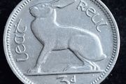 Ireland - 1967 - 3 Pence - Hare - AU - KM.12a - [#2051]