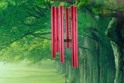 Wind Chimes Outdoor w/Butterfly Sign Memorial Windchimes Great Wind Chime Gifts Soothing Melodic Tones &amp; Bamboo/Aluminum Chime for Garden Home or Yard-33 inches In Length