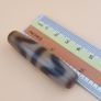 Vintage Himalayan Tibetan Zigzag Pattern Agate Bead Amulet Image 6