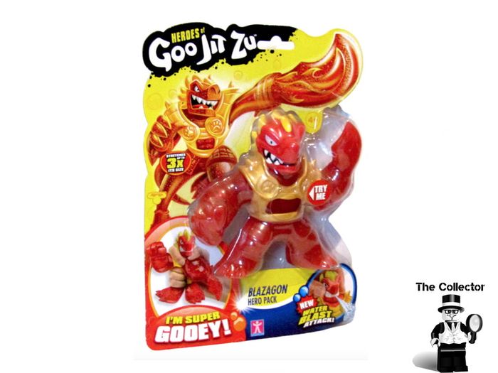 Heroes of Goo Jit Zu Blast Attack Blazagon Dragon Super Gooey Figure Brand New Sealed Rare Hard To Find