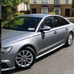 Genuine Audi A6 17" diameter alloys.